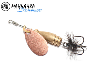 Блесна Маньячка Догматика №1 1,4г медь
